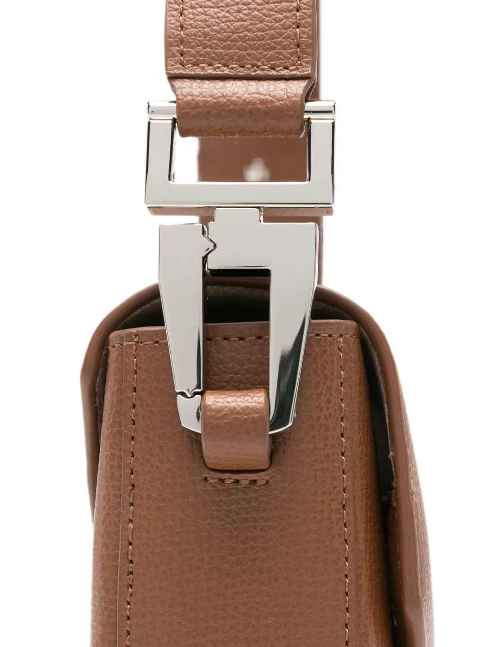 Emporio Armani 1981 schoudertas van bewerkt leer Bruin