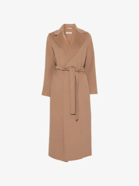 'S Max Mara belted wrap-style coat
