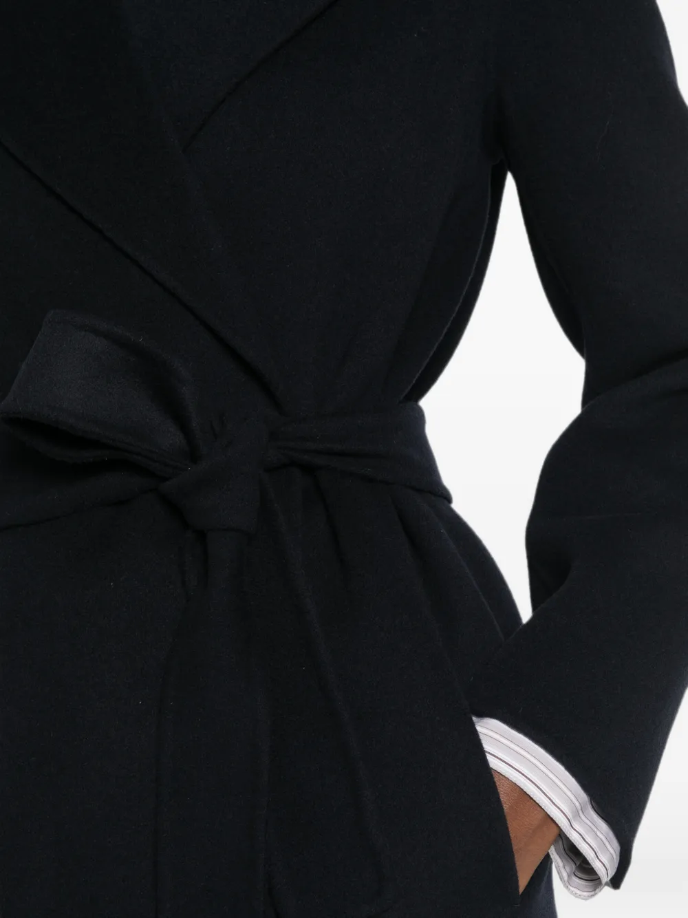 'S Max Mara Poldo jas met ceintuur Blauw