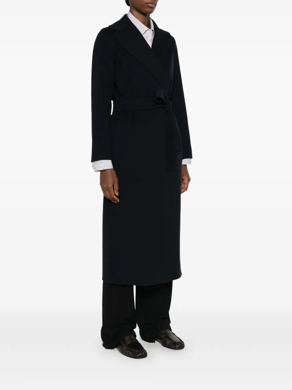 'S Max Mara Poldo jas met ceintuur Blauw