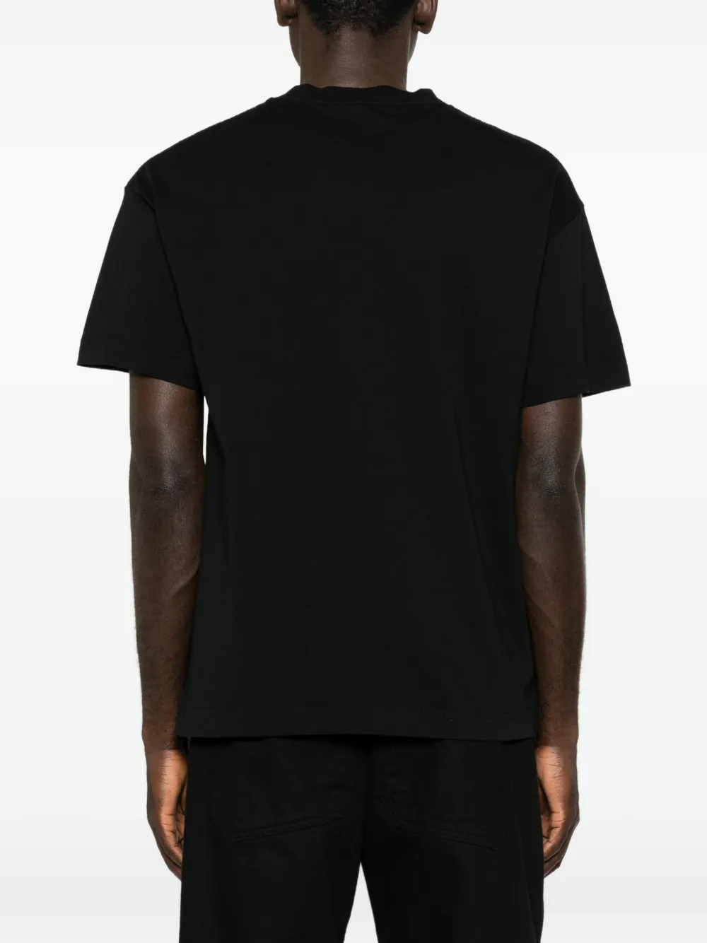 Palm Angels logo-print T-shirt Zwart