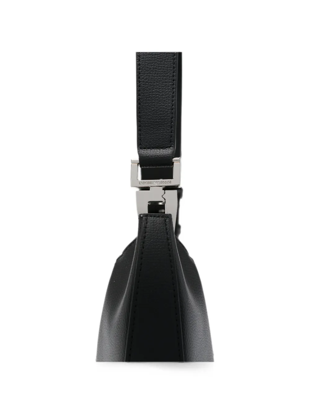 Emporio Armani 1981 leren schoudertas Zwart