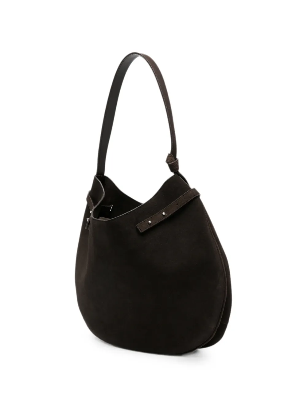 Emporio Armani Schoudertas met logo Bruin