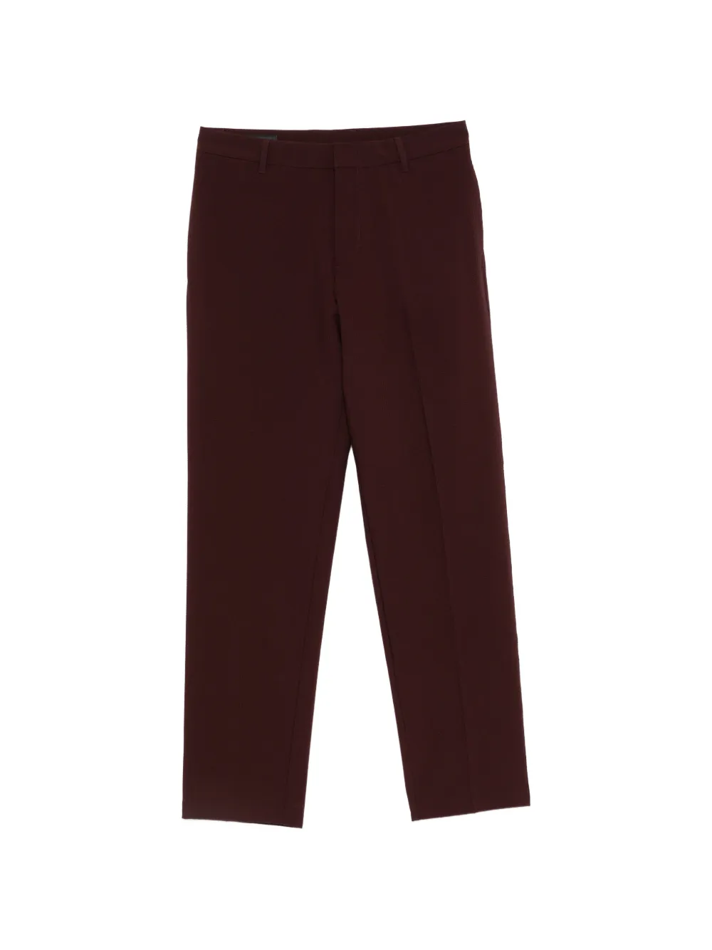 Emporio Armani pressed-crease straight-leg trousers - Viola