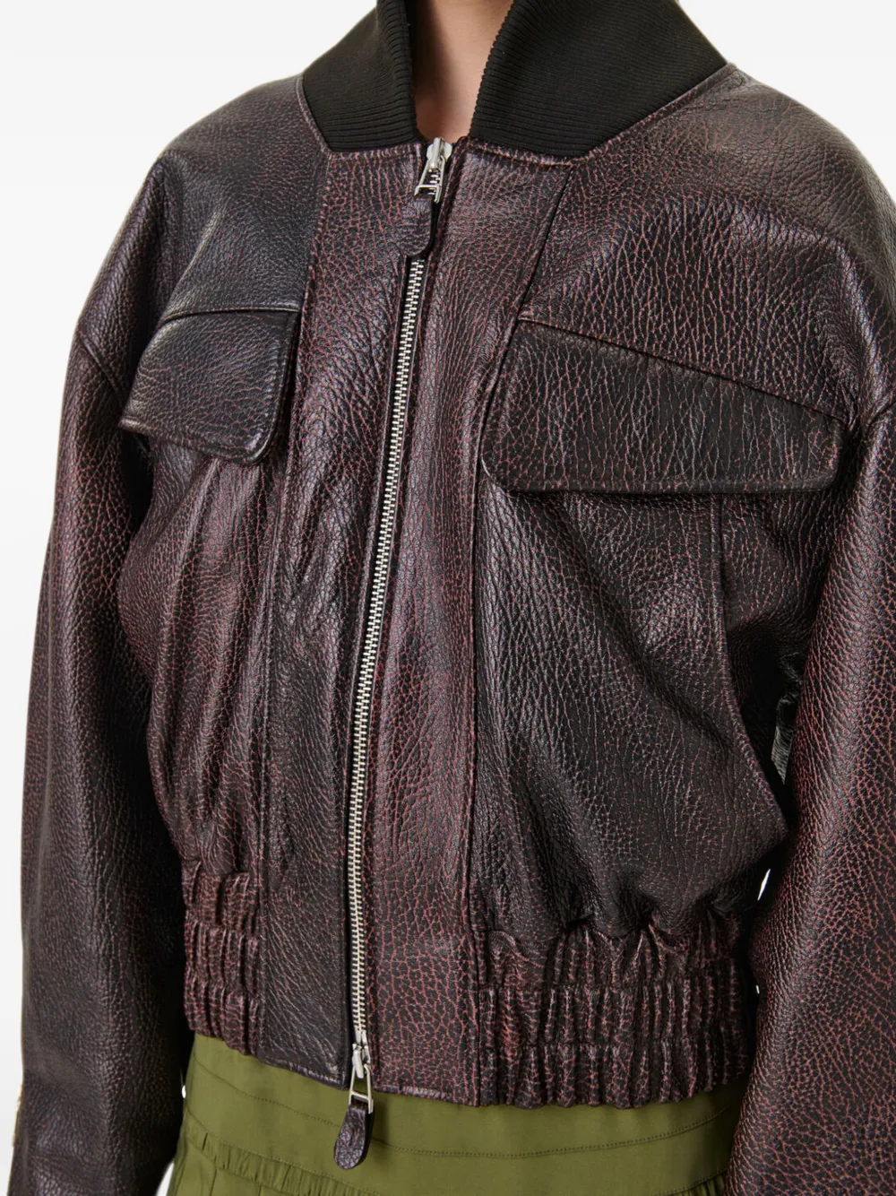 Iro Flap-pocket Jacket In Brown