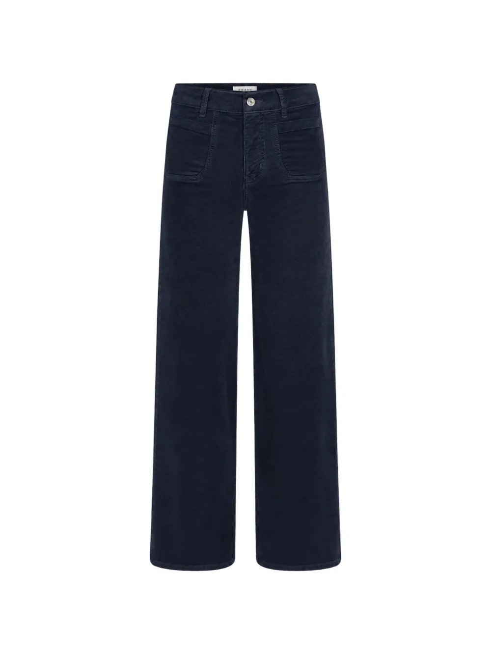 FRAME Le Slim corduroy patch-pocket trousers