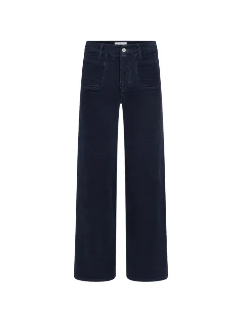 FRAME Le Slim corduroy patch-pocket trousers