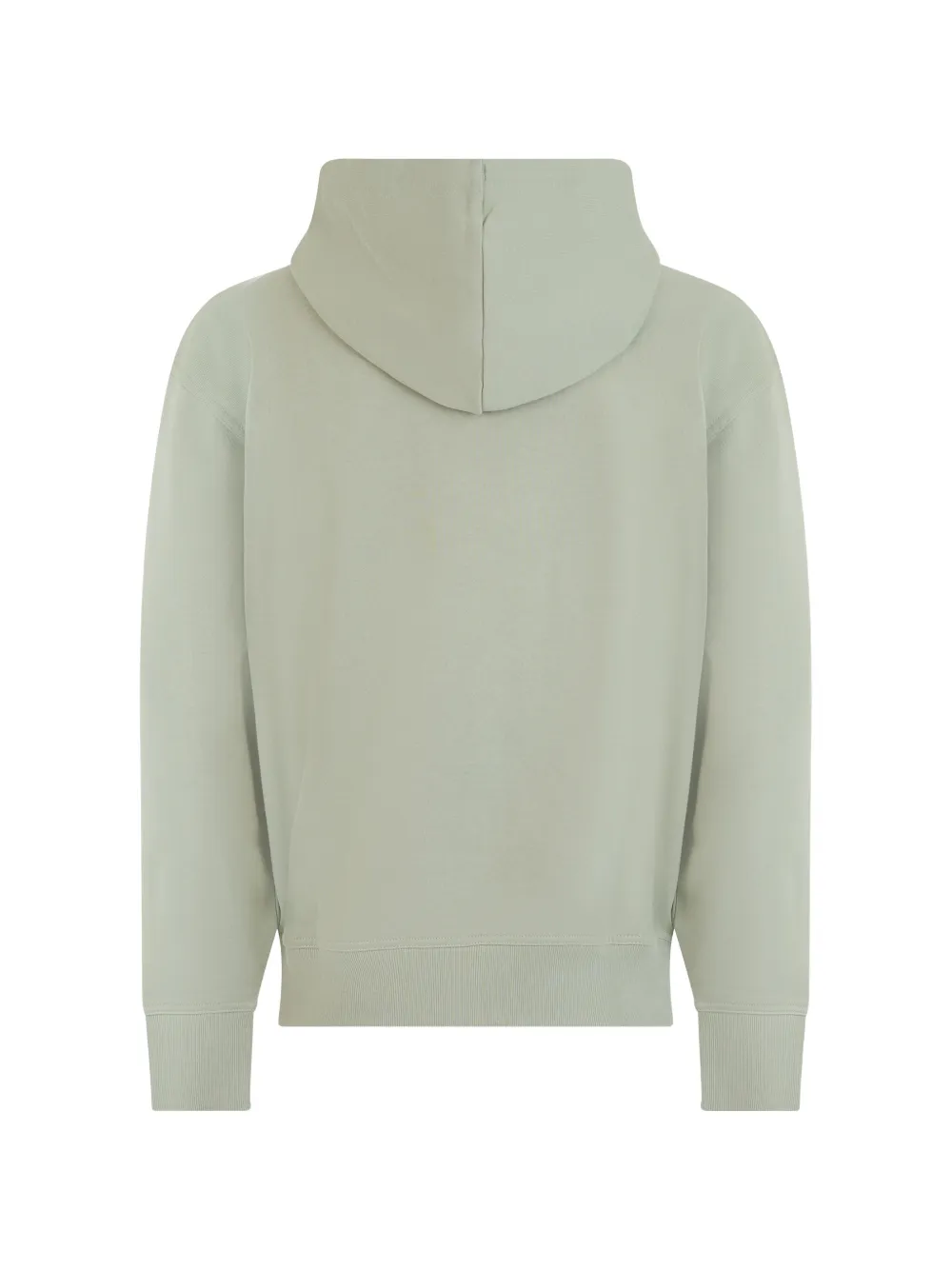 BOSS Hoodie met logoprint en trekkoord Groen