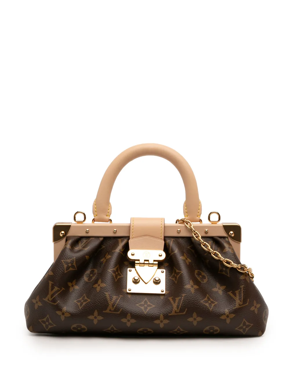 Louis Vuitton Pre-Owned 2000-2026 Monogram Clutch Top Handle Bag satchel - Brown
