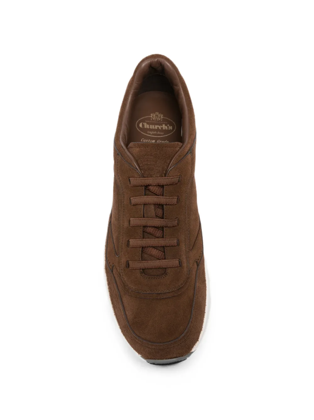 Church's suede panelled sneakers Bruin
