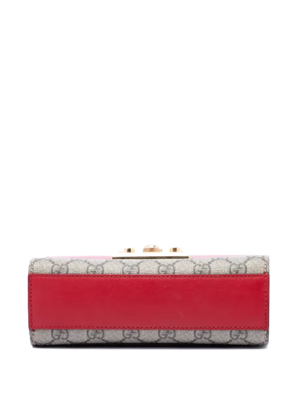 Gucci Pre-Owned 2016-2026 Small GG Supreme Padlock Crossbody Bag