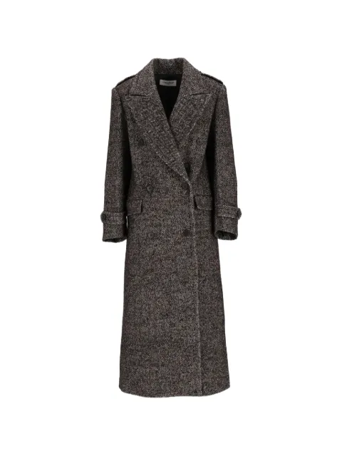 Al Duca D’Aosta 1902 chevron-pattern double-breasted coat