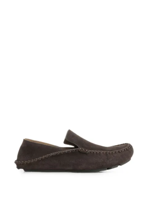 LOEWE Rambla driving loafers in suede calfskin