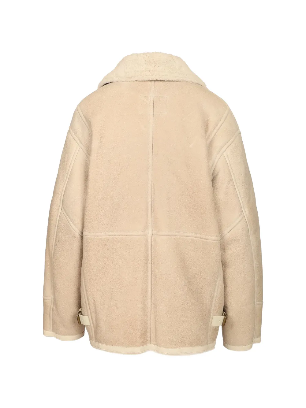 ISABEL MARANT Adelina shearling jacket Beige