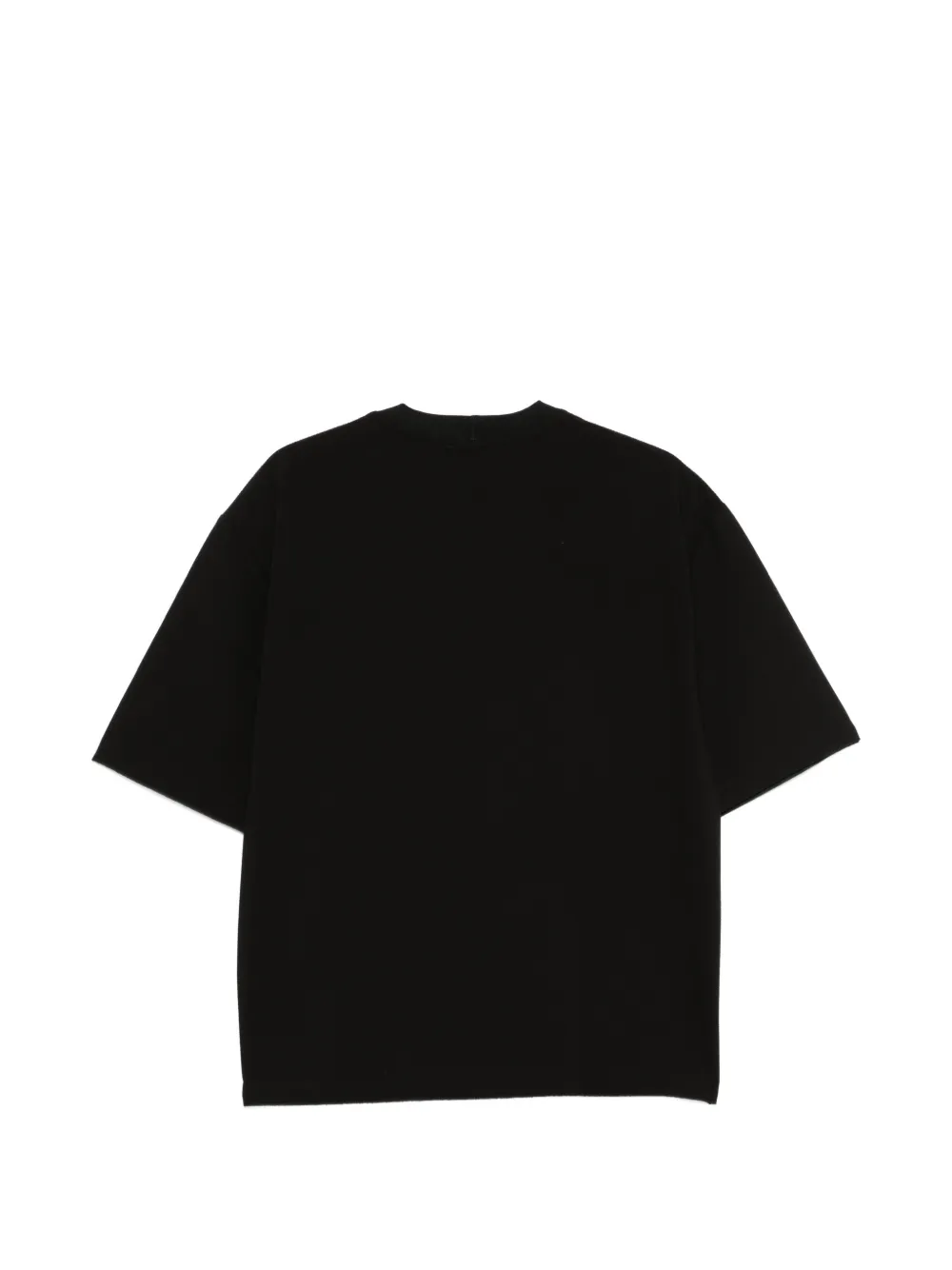 Emporio Armani Seersucker T-shirt Zwart