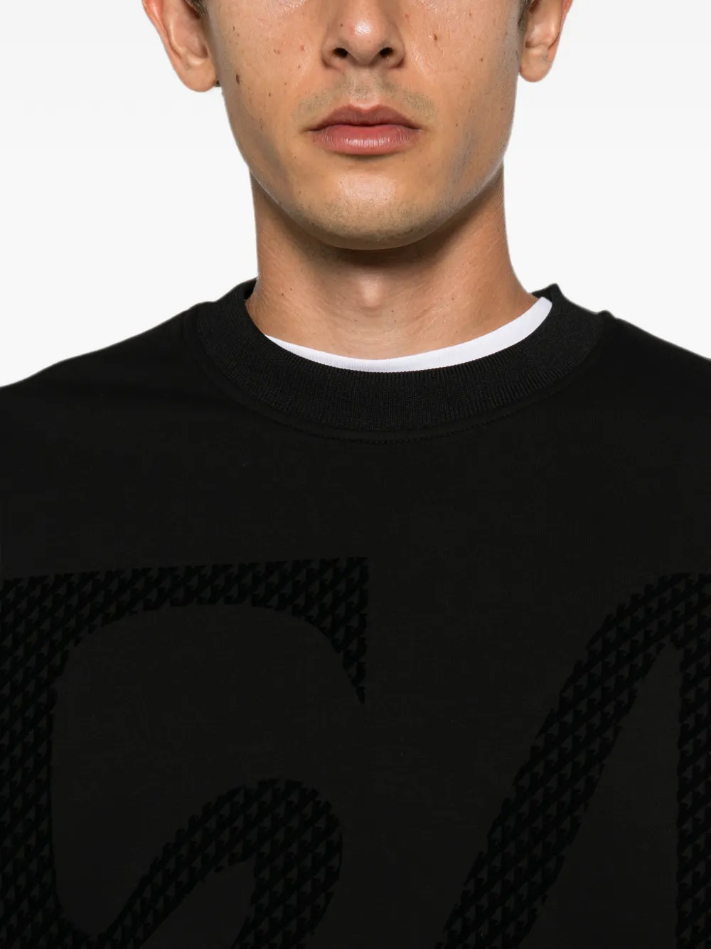 Emporio Armani Sweater met lange mouwen Zwart