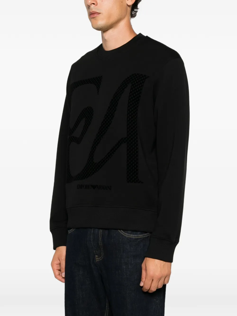 Emporio Armani Sweater met lange mouwen Zwart