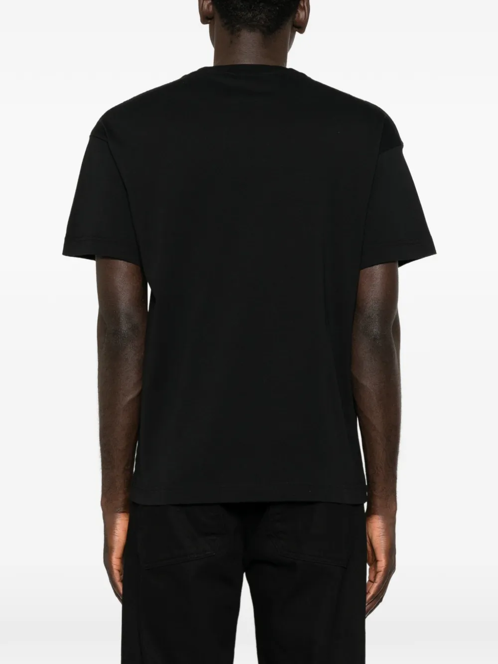 Palm Angels Stamp Logo T-shirt met korte mouwen Zwart