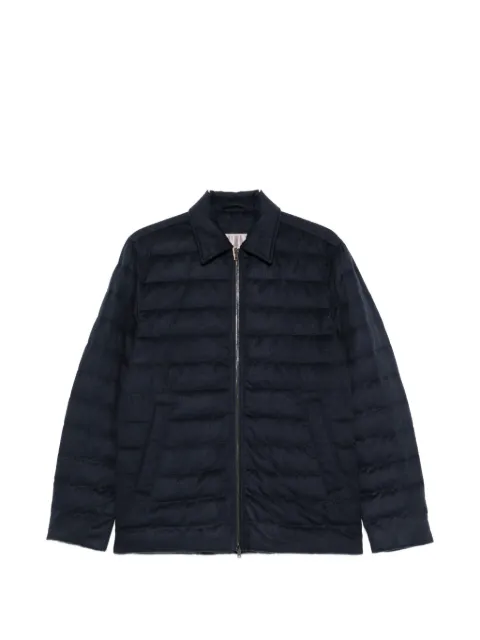 Herno zip-up collared padded jacket
