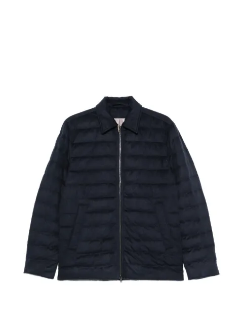 Herno zip-up collared padded jacket