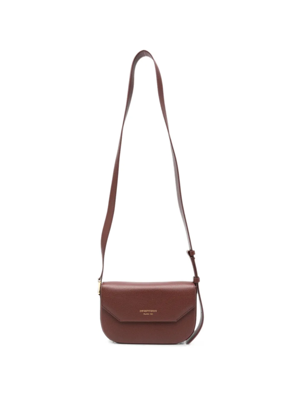 Emporio Armani leather tote bag - Marrone