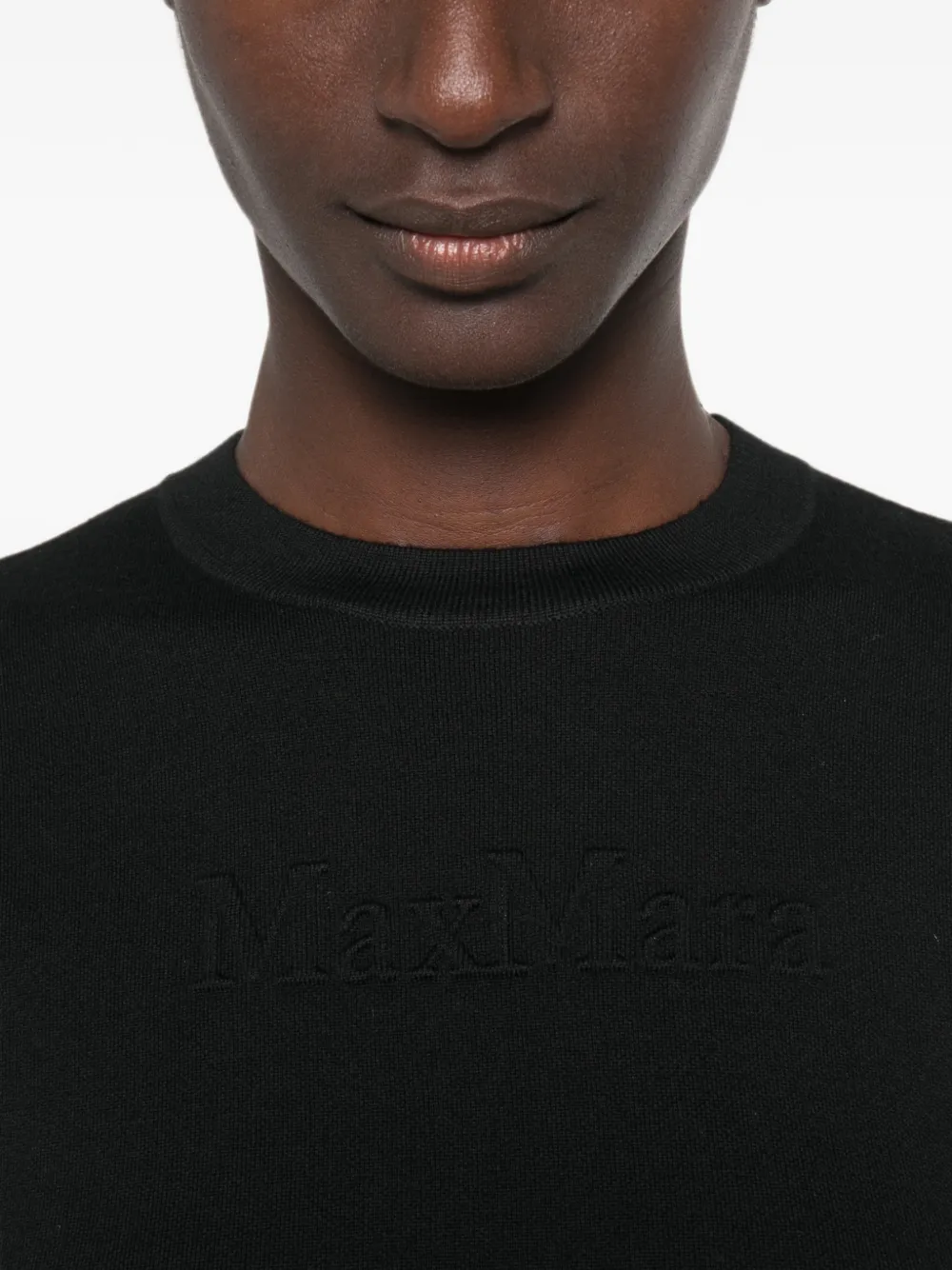 Max Mara Trui met ronde hals Zwart