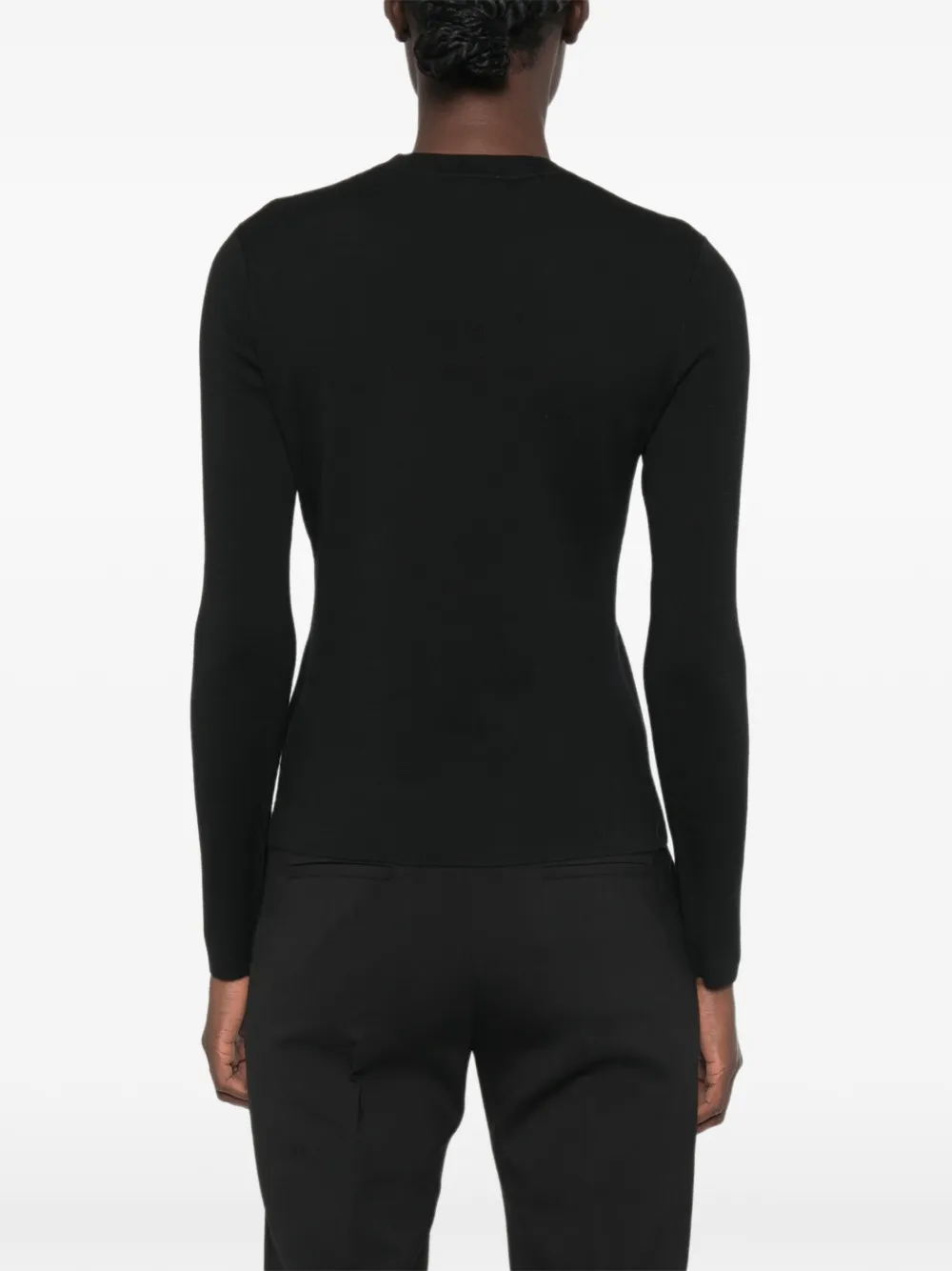 Max Mara Trui met ronde hals Zwart