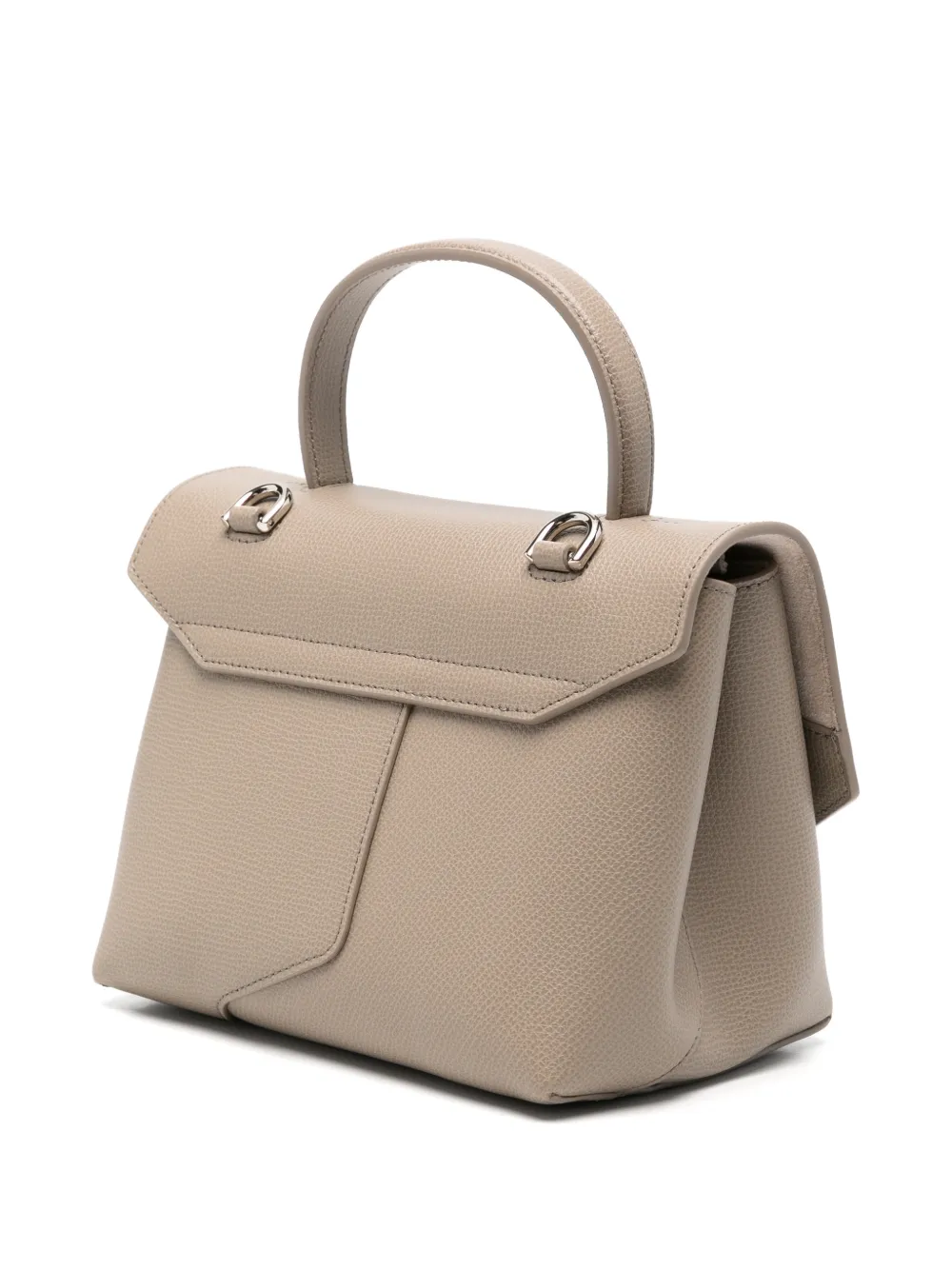 Emporio Armani 1981 leren mini-tas Beige