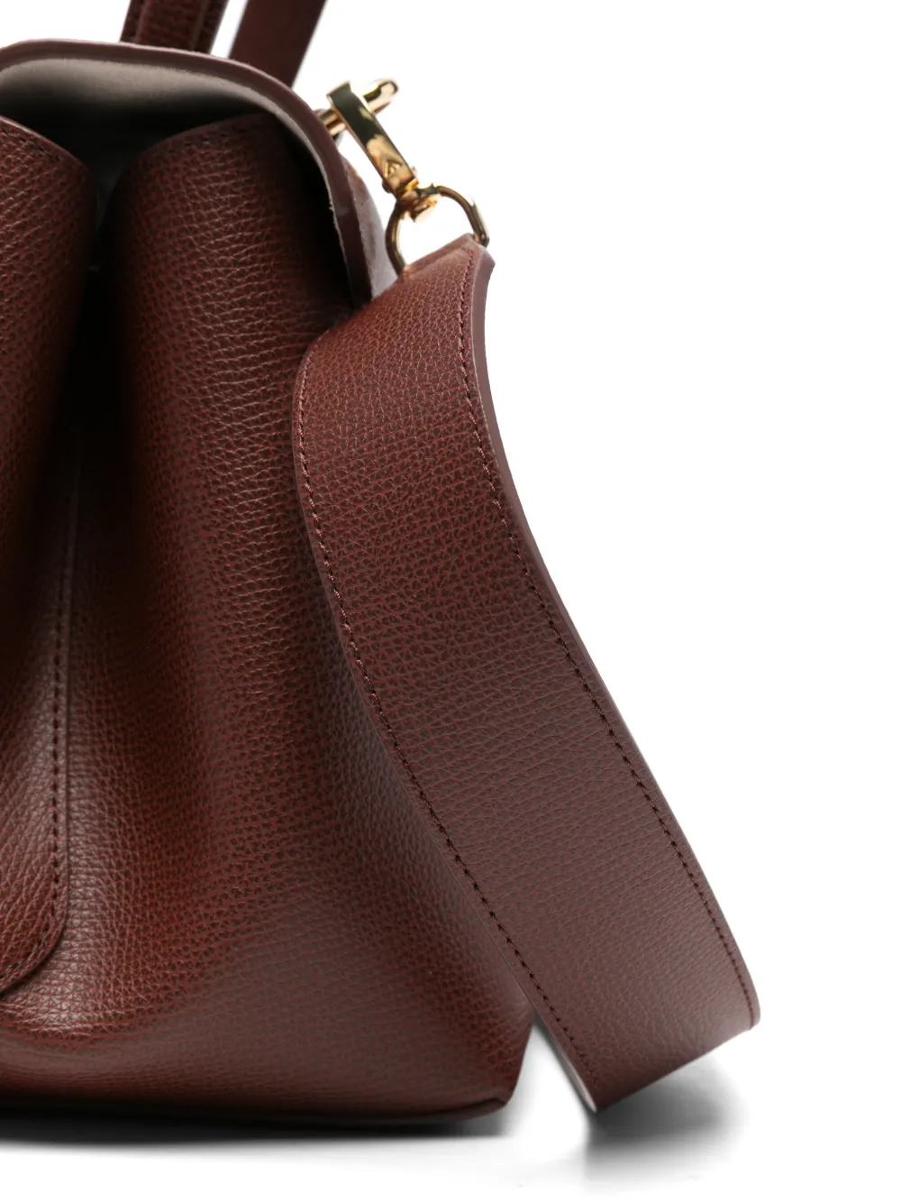 Emporio Armani leather tote bag Bruin