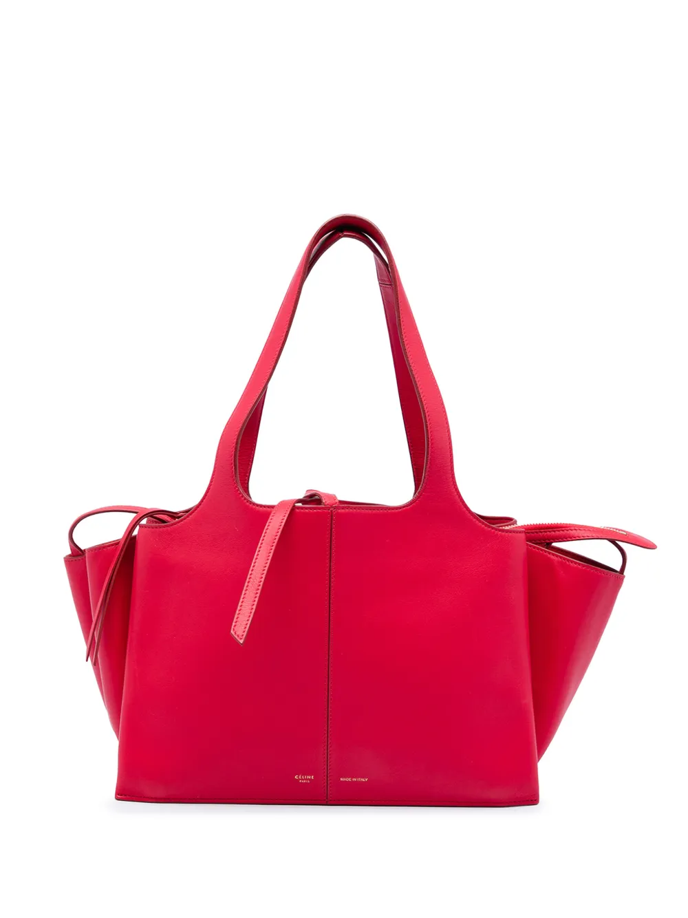 Celine Pre-Owned 2017 Small Leather Trifold tote bag - Red