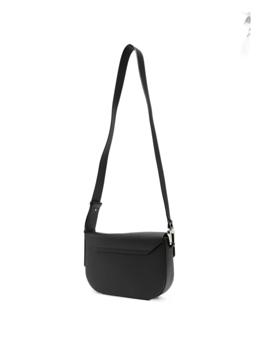 Emporio Armani 1981 leren crossbodytas Zwart