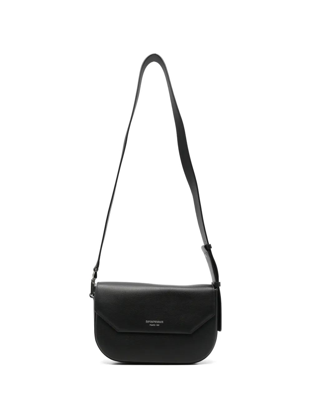 Emporio Armani 1981 leather cross body bag - Schwarz