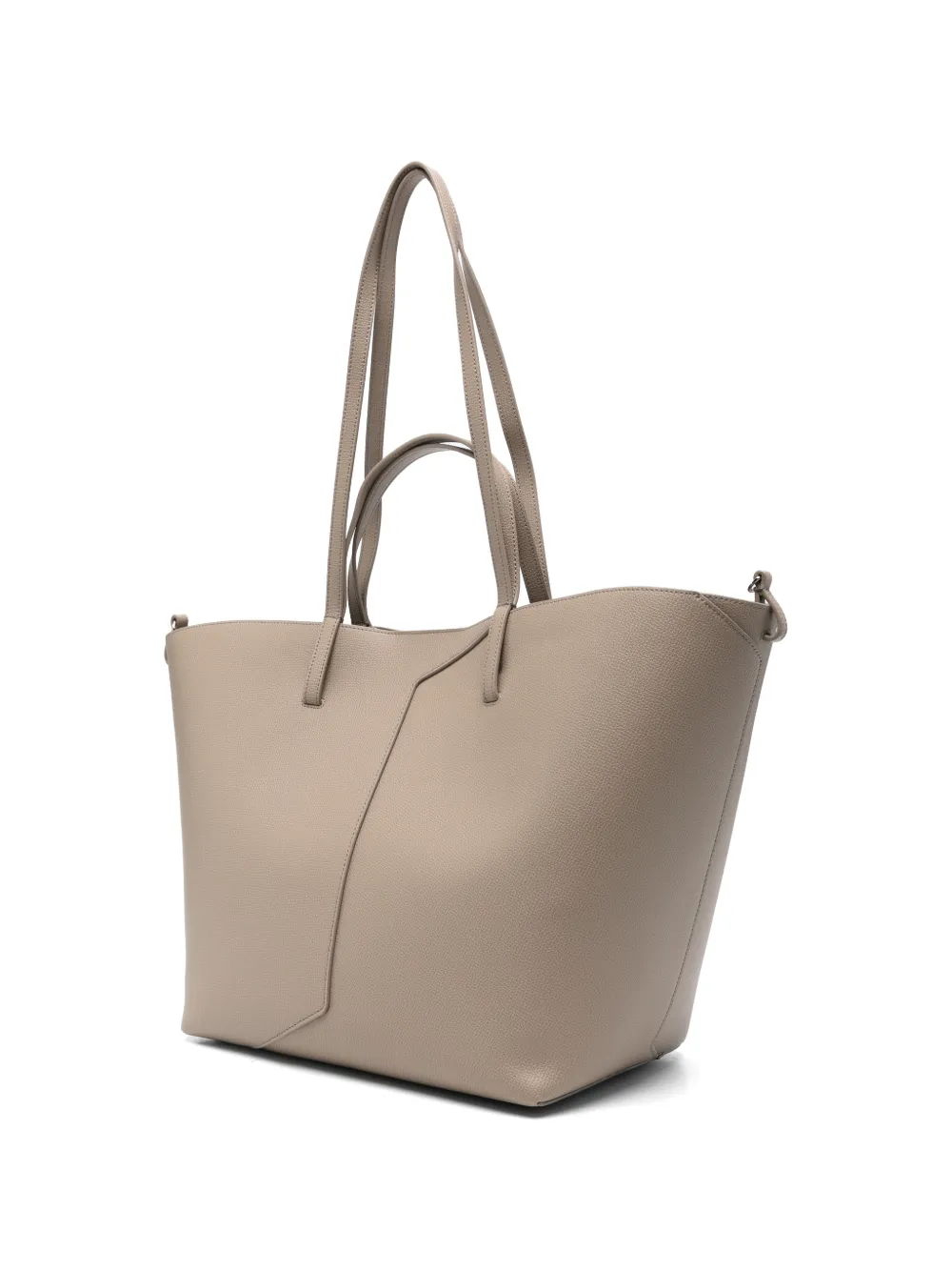 Emporio Armani 1981 leren shopper Grijs