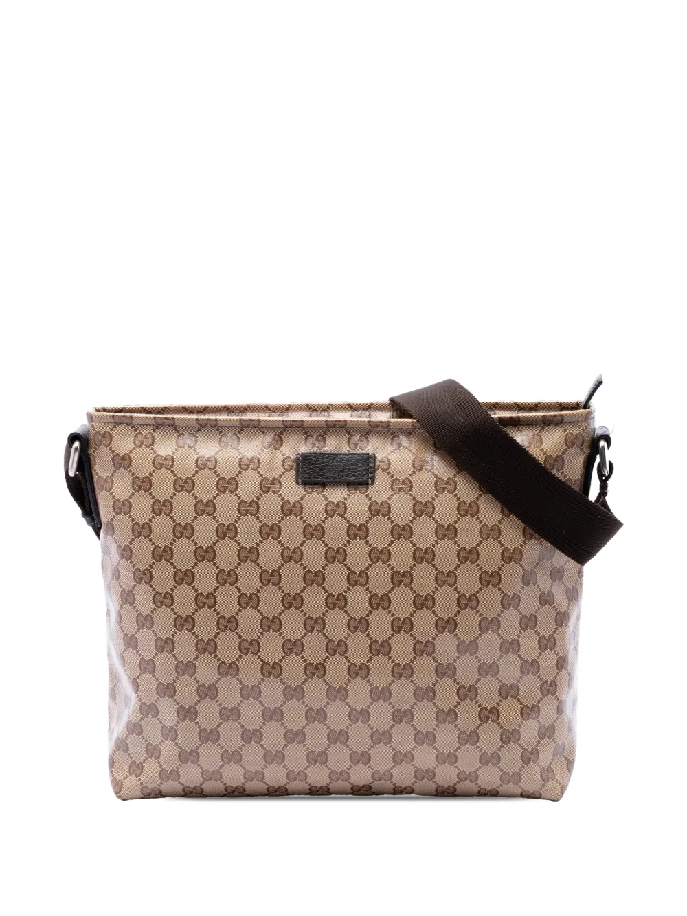 Gucci Pre-Owned Borsa a tracolla GG Crystal mini 2016-2026 - Toni neutri