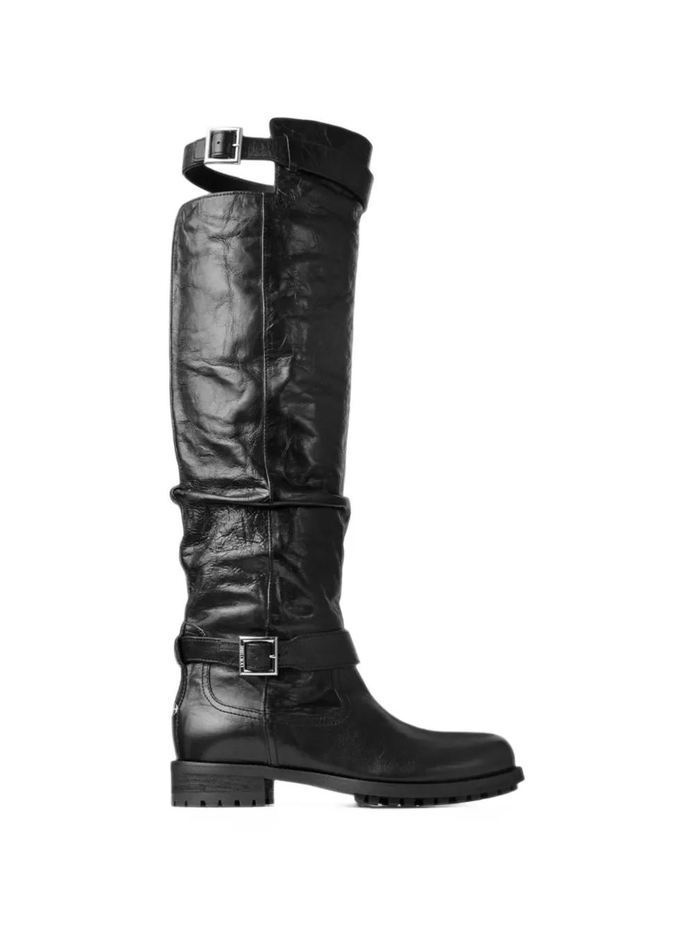 Jimmy Choo Biker knee boots - Black