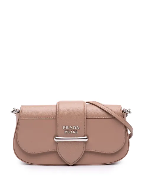 Prada Pre-Owned 2013-2026 Mini Saffiano and City Calf Sidonie crossbody bag