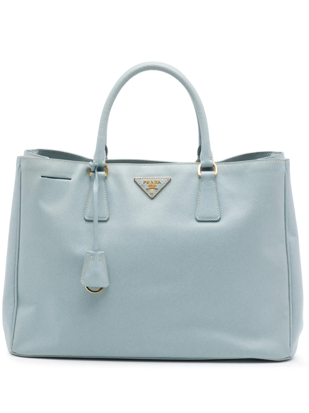 Prada Pre-Owned 2013-2026 große Saffiano Lux Galleria Satchel-Tasche - Blau