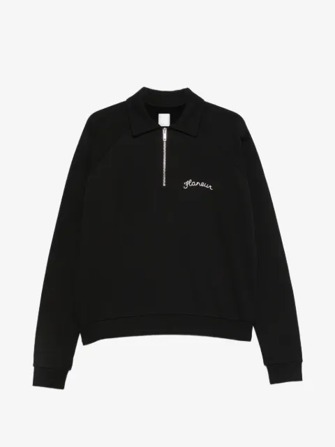 FLÂNEUR sudadera Signature con media cremallera