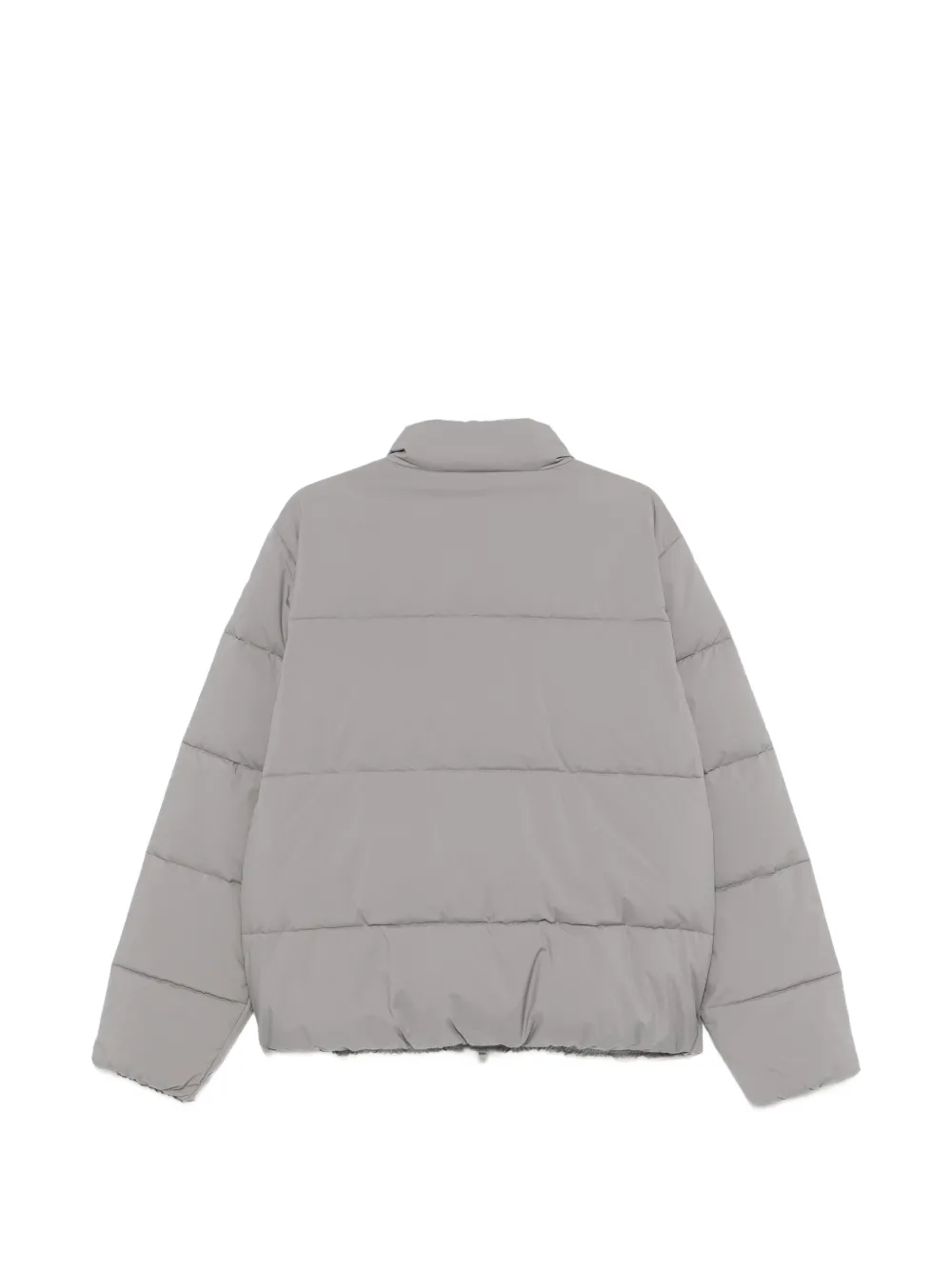 Ea7 Emporio Armani Padded Logo Series jack Grijs