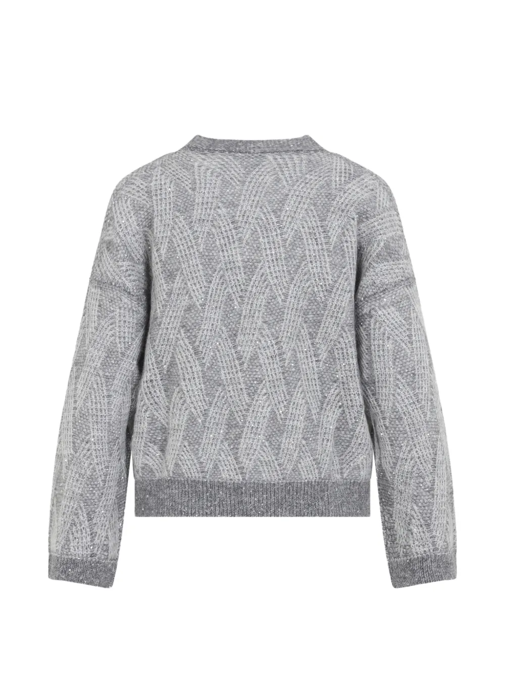 Peserico Vest met pailletten Grijs