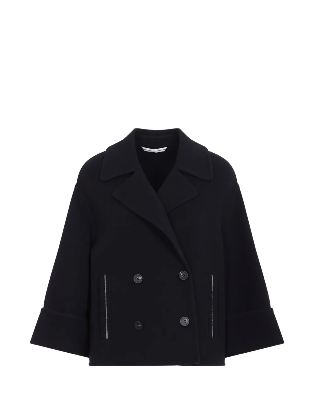 Peserico double-breasted coat - Blu