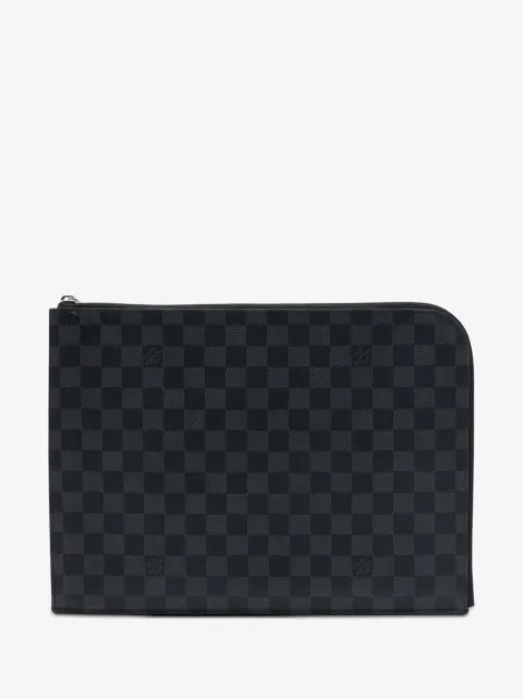 Louis Vuitton Pre-Owned bolso de mano Pochette Jour PM con motivo Damier Graphite 2017