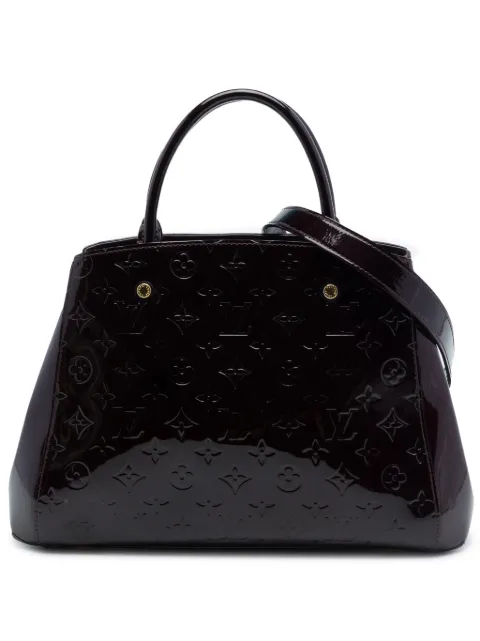 Louis Vuitton Pre-Owned bolsa satchel Monogram Vernis Montaigne MM 2015