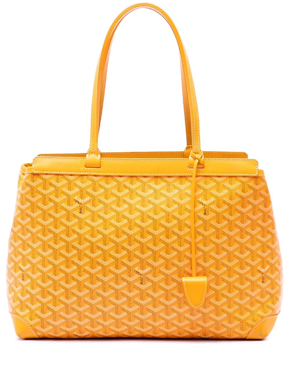 Goyard Pre-Owned 2019 Goyardine Bellechasse PM Tote Bag - Gelb