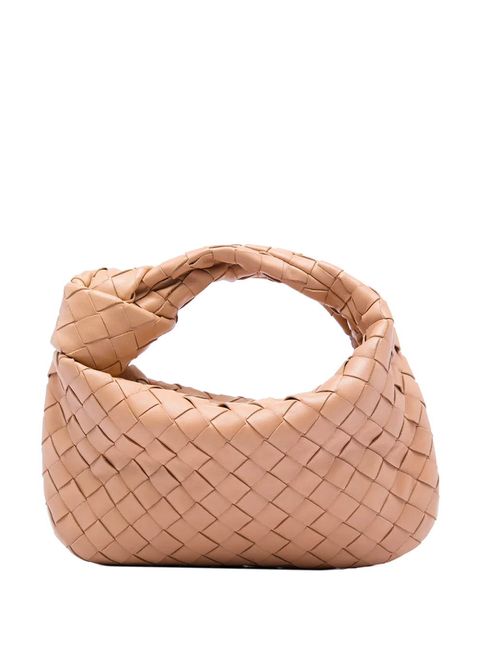 Bottega Veneta Pre-Owned 2012-2026 Mini Nappa Intrecciato Jodie hobo bag - Nude