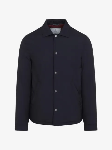 Brunello Cucinelli press-stud padded jacket