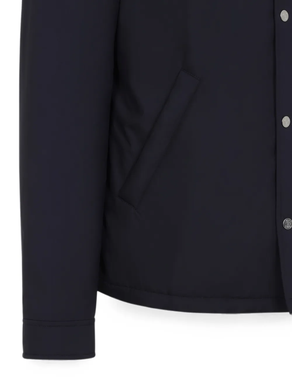 Brunello Cucinelli Gewatteerd jack Blauw