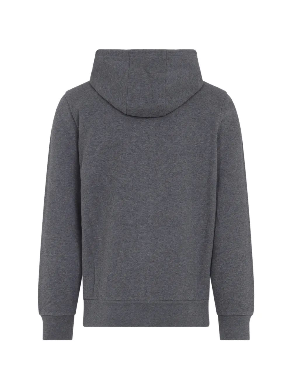 Moncler Katoenen hoodie met monogram en rits Grijs