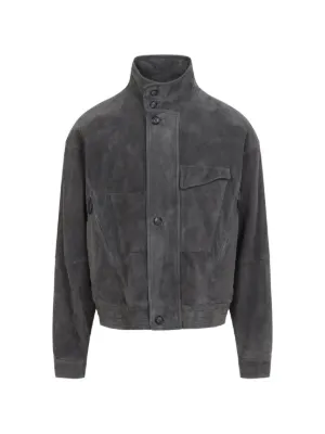 Giorgio Armani レザージャケット | ブラック | FARFETCH JP