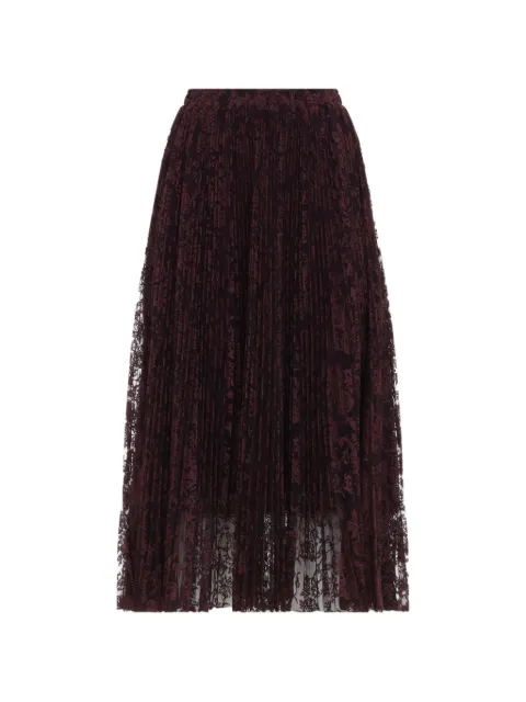 Ermanno Scervino Midirock mit Spitzen-Overlay